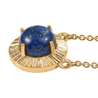 Natural Lapis Lazuli Necklace (Size - 20) with Lobster Clasp 4.95 Ct.