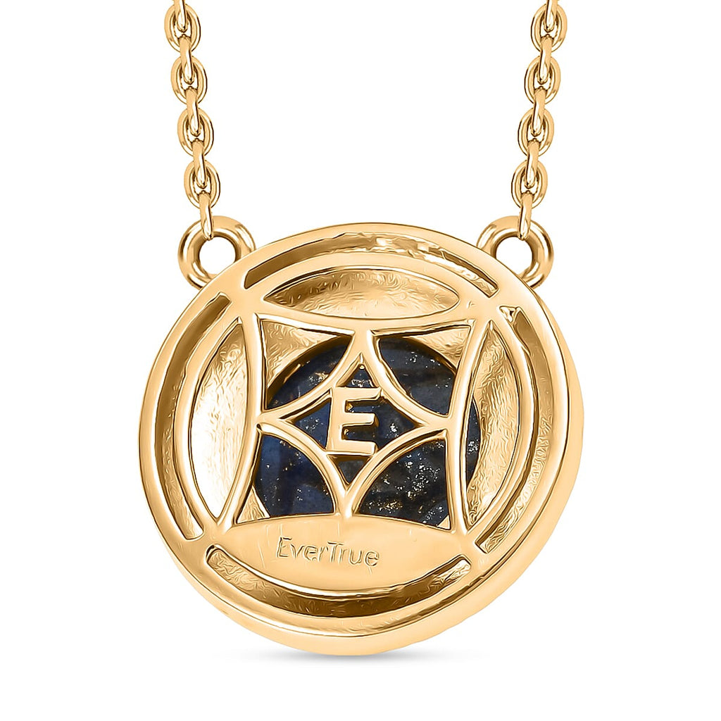 Natural Lapis Lazuli Necklace (Size - 20) with Lobster Clasp 4.95 Ct.