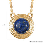Natural Lapis Lazuli Necklace (Size - 20) with Lobster Clasp 4.95 Ct.