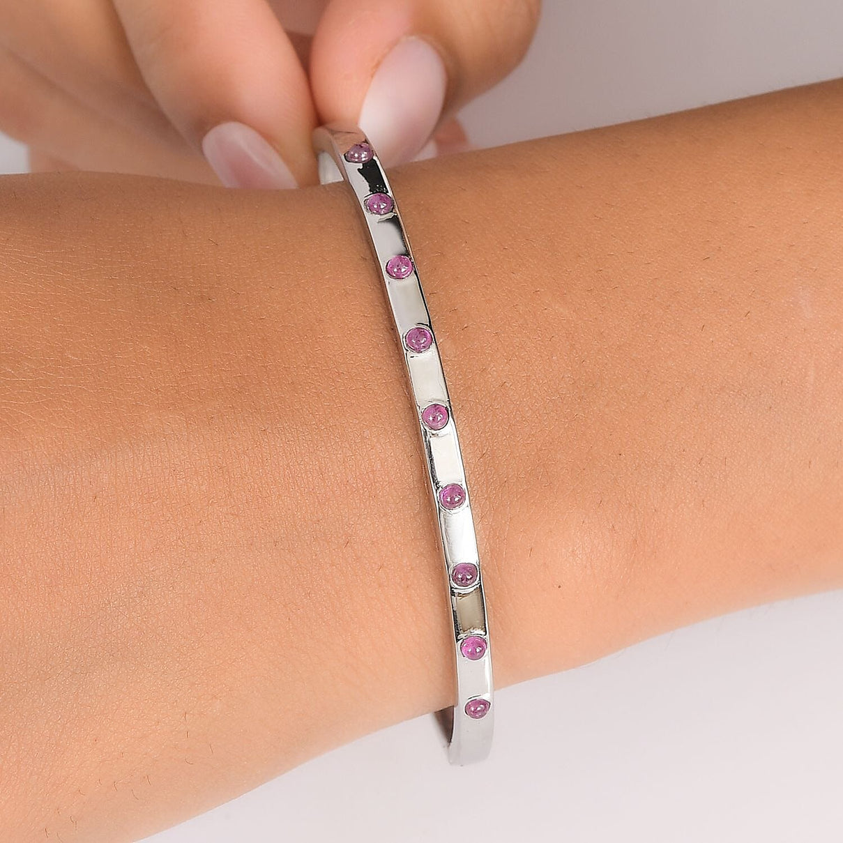 African Ruby Full Bangle (Size 7.5) 1.23 Ct. 8163616 3