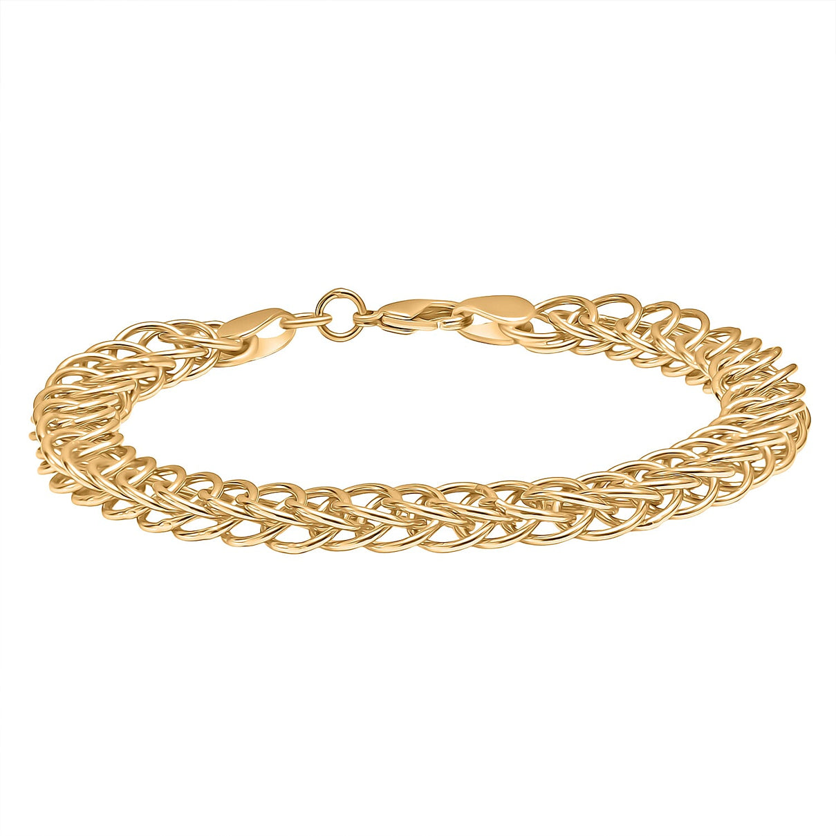 EverTrue Bronzella Collection - Bracelet (Size - 7.5) with Lobster Clasp in 18K Yellow Gold Plating 8505877 4