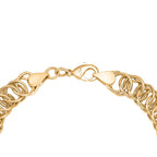 Bronzella Collection - EverTrue Bracelet (Size - 7.5) with Lobster Clasp in 18K Yellow Gold Plating