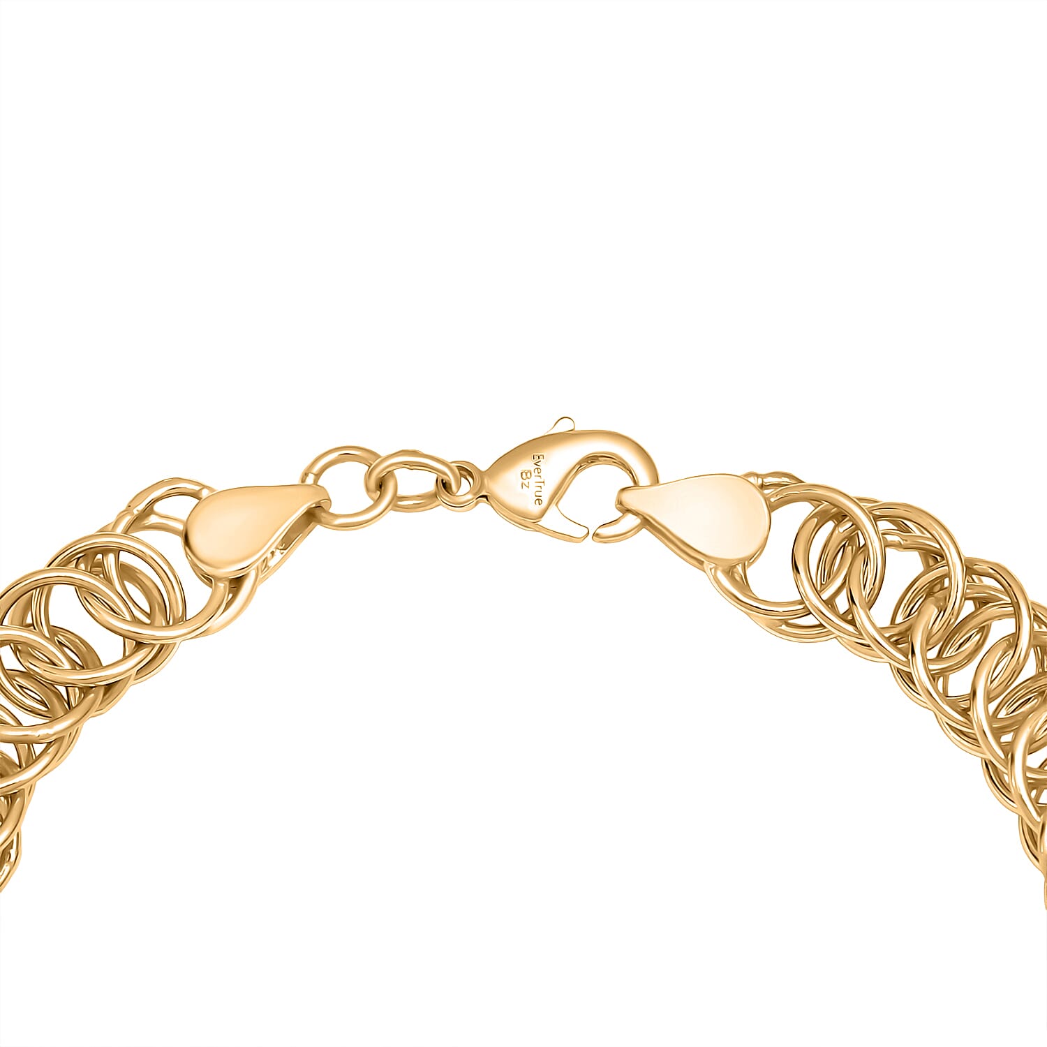 EverTrue Bronzella Collection - Bracelet (Size - 7.5) with Lobster Clasp in 18K Yellow Gold Plating 8505877 5