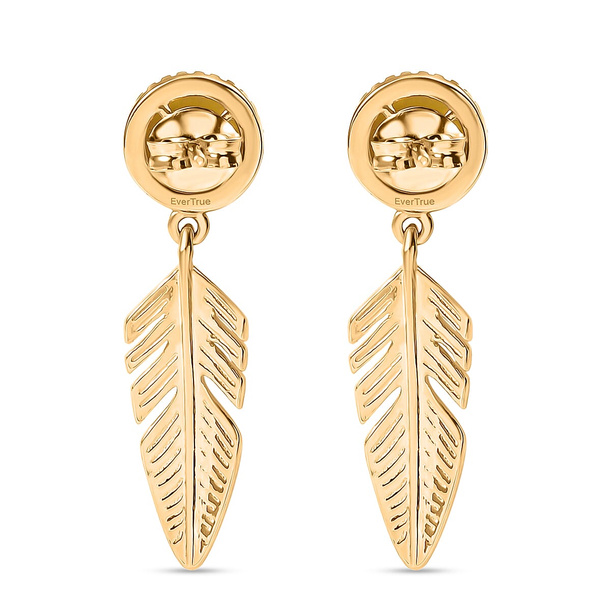 EverTrue Connemara Marble Earring in Yellow Gold Tone 4.28 Ct. 8272310 4