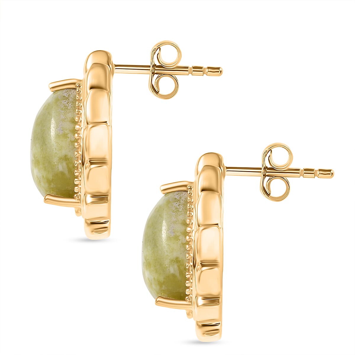 EverTrue Connemara Marble Earring in Yellow Gold Tone 9.61 Ct. 8296374 4