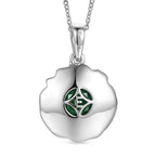 EverTrue - Green Onyx Pendant with Chain (Size 20) in Yellow Pen Plating