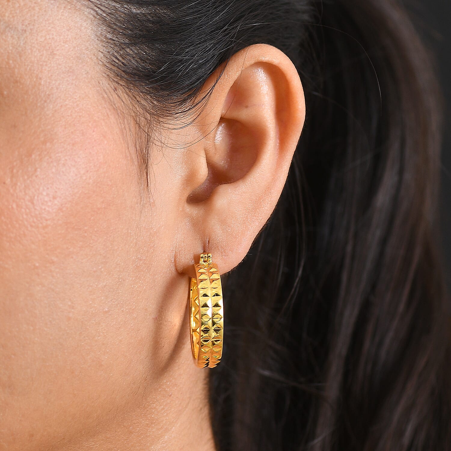 EverTrue Bronzella Collection - Hoop Earring in 18K Gold Plating 8229432 2
