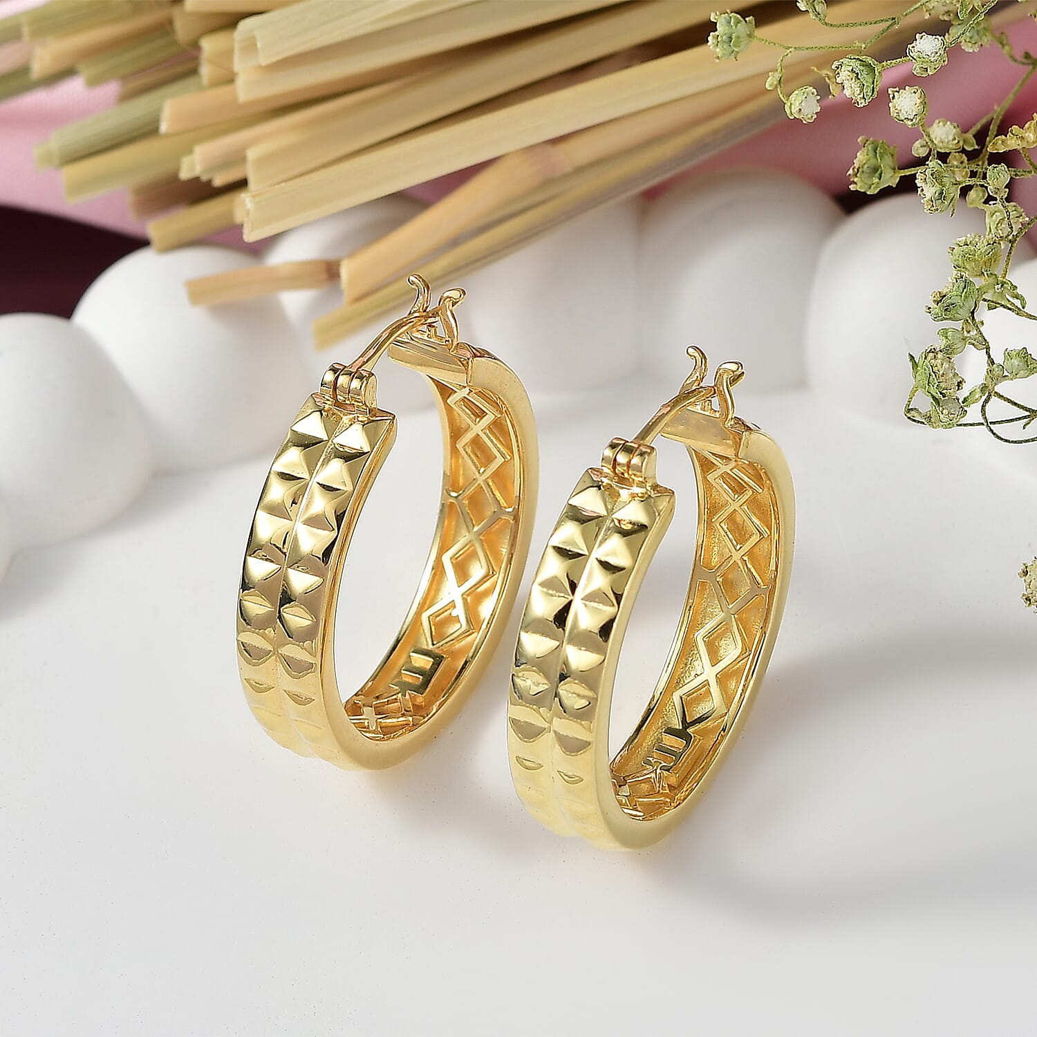 EverTrue Bronzella Collection - Hoop Earring in 18K Gold Plating 8229432 3