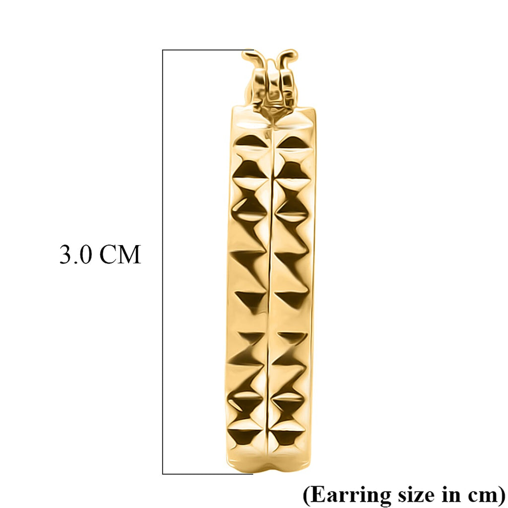 Bronzella Collection - EverTrue Hoop Earring in 18K Gold Plating