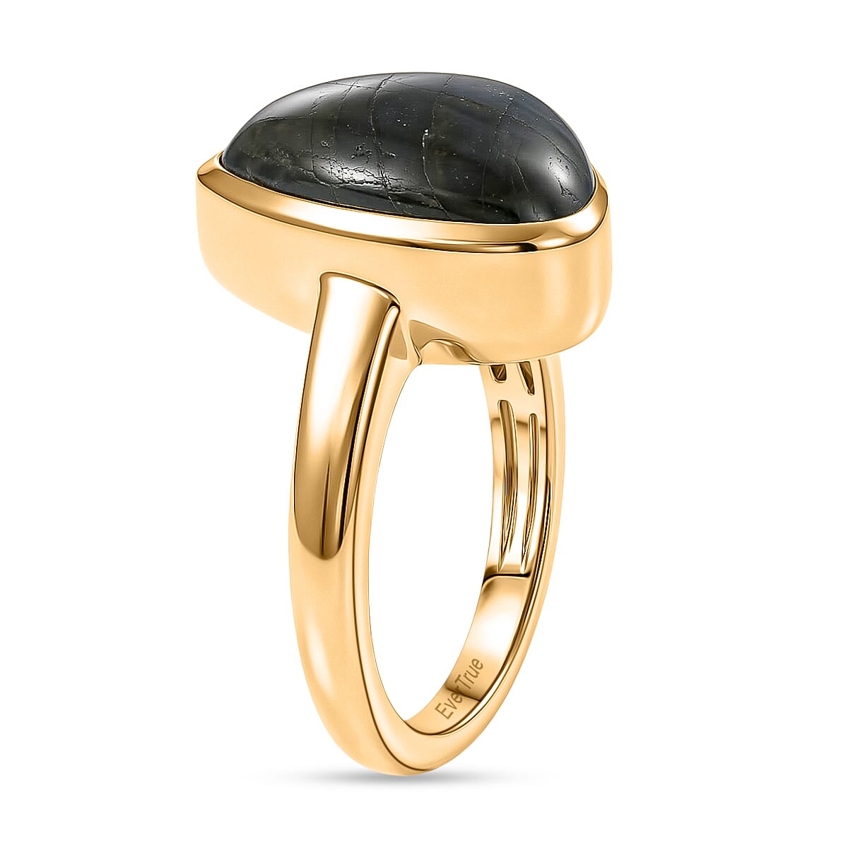 EverTrue Labradorite Fancy Ring Pure Yellow Brass  7.072  Ct. 8479456 4