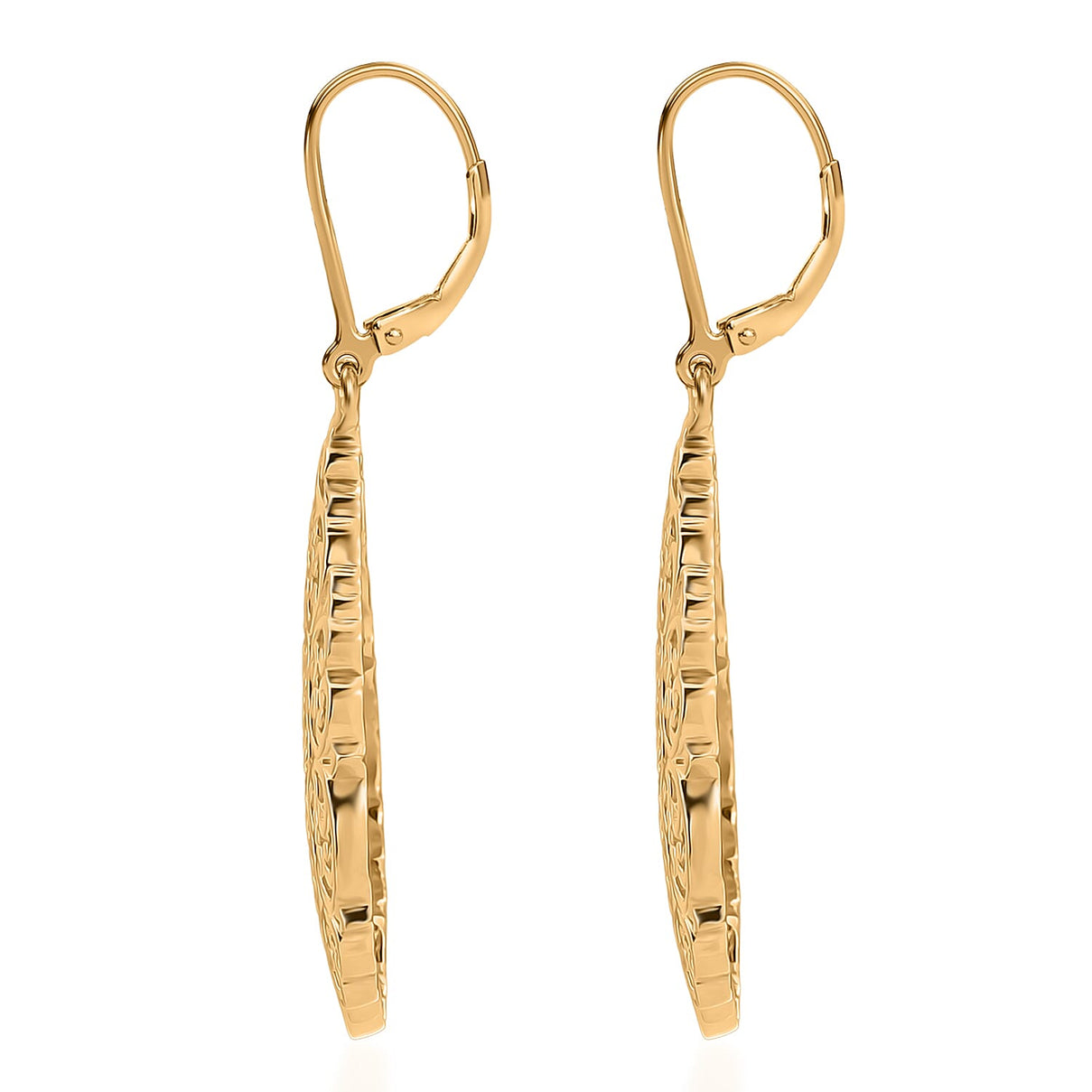 EverTrue Bronzella Collection - Filigree Earring with Lever Back in 18K Gold Plating 8563026 5