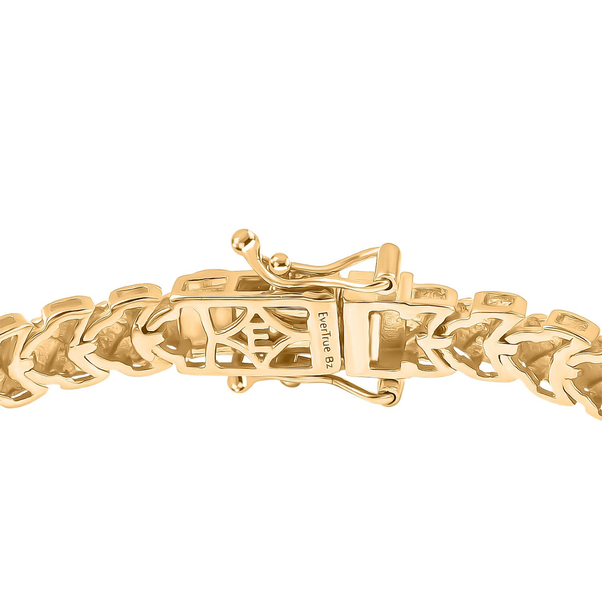 EverTrue Bronzella Collection - Fancy Linked Bracelet (Size - 7.5) in 18K Yellow Gold Plating 8486298 4