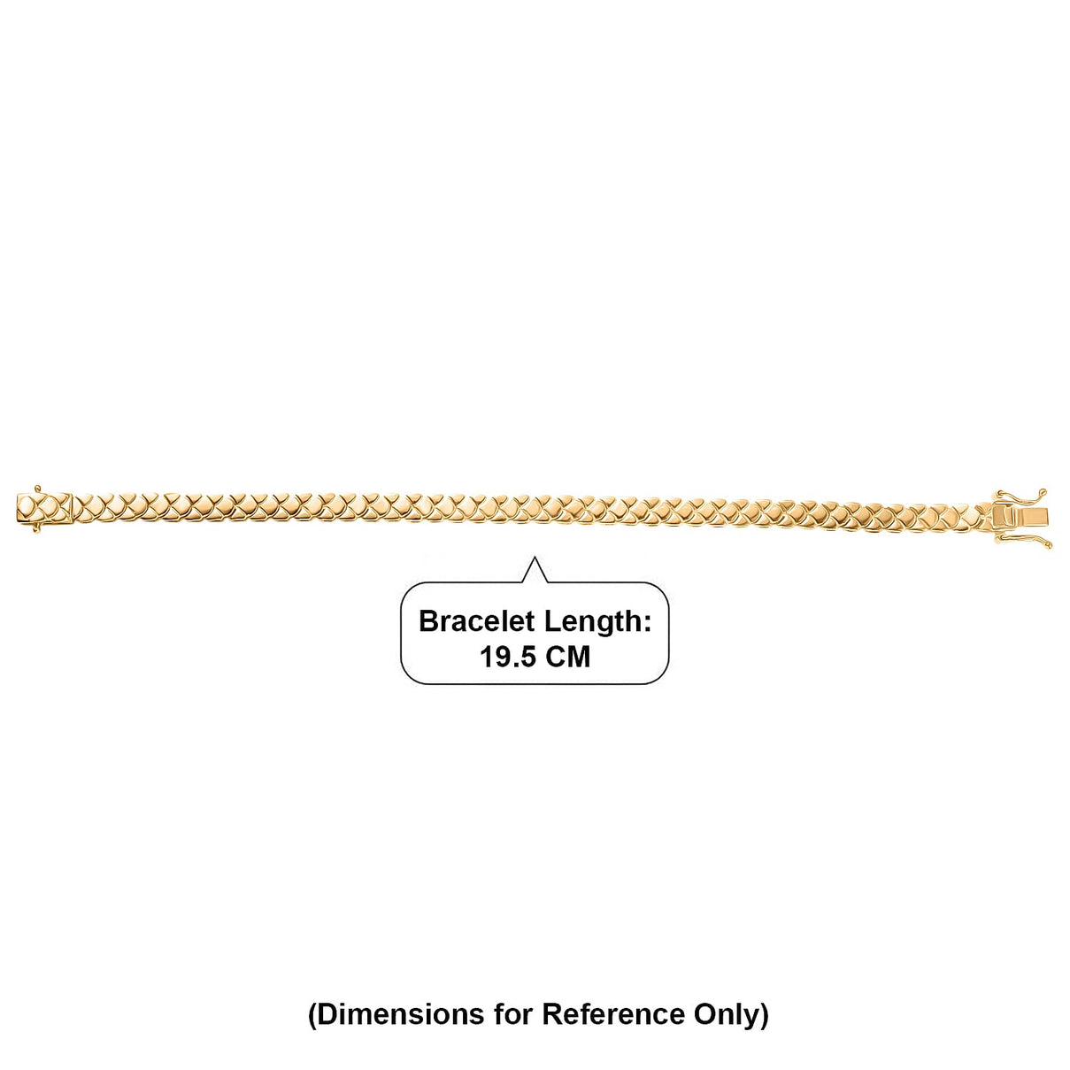 EverTrue Bronzella Collection - Fancy Linked Bracelet (Size - 7.5) in 18K Yellow Gold Plating 8486298 5