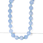 Aquamarine and Blue Apatite Beads Necklace (Size - 20-1 Ext) 185.00 Ct.