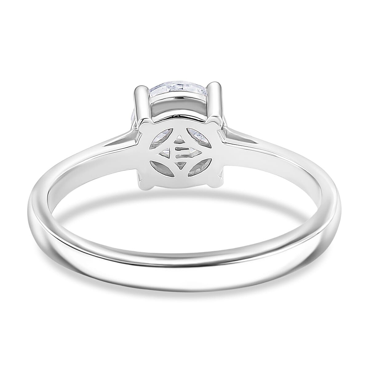 Biggest Deal of 2026 - Moissanite Round 6mm Solitaire Ring in White Tone 1.00 Ct. V32527061 5