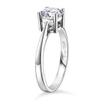 EverTrue Moissanite Rhodium Overlay Solitaire Ring 1.00 Ct.