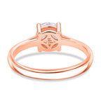 EverTrue Moissanite Solitaire Ring in Rose Gold Tone 1.00 Ct.