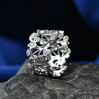 EverTrue Natural Diamond Ring in White Tone