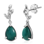 EverTrue Opalina Dangling Earring in Silver Plated 3.20 Ct.
