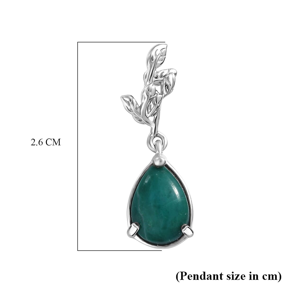 EverTrue Opalina Leafy Vine Dangling Earring in Silver Plated 3.20 Ct. 8320097 7