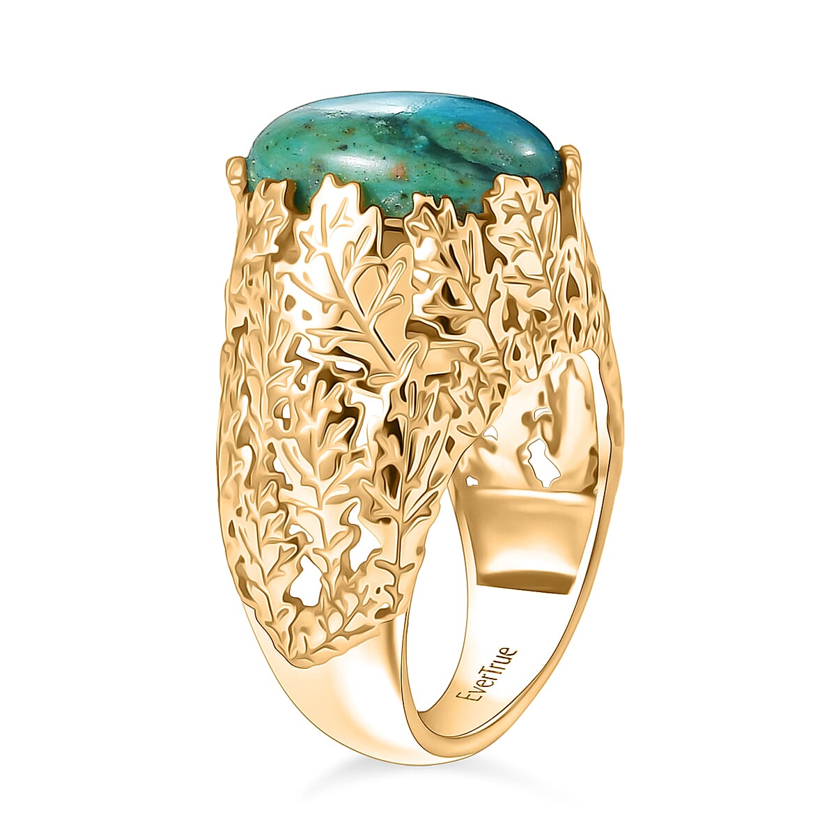 EverTrue Opalina Solitaire Ring in Yellow Gold Plated 5.01 Ct. 8325963 4