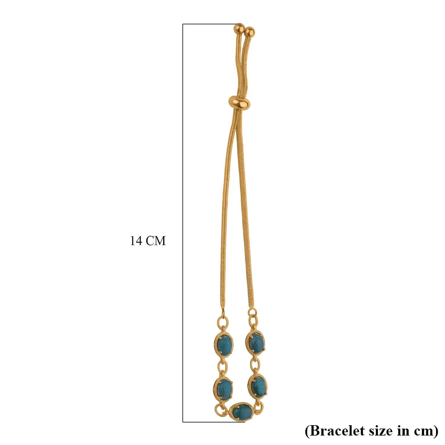 EverTrue Opalina Motif Linked Bracelet (Size 10.5) in Yellow Gold Plated 4.27 Ct. 8304242 4