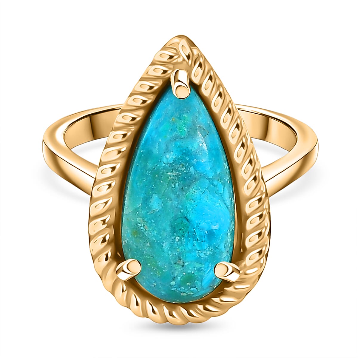 EverTrue Opalina Solitaire Ring in Yellow Gold Plated 4.70 Ct. 8320139 0