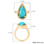 EverTrue Opalina Solitaire Ring in Yellow Gold Plated 4.70 Ct.