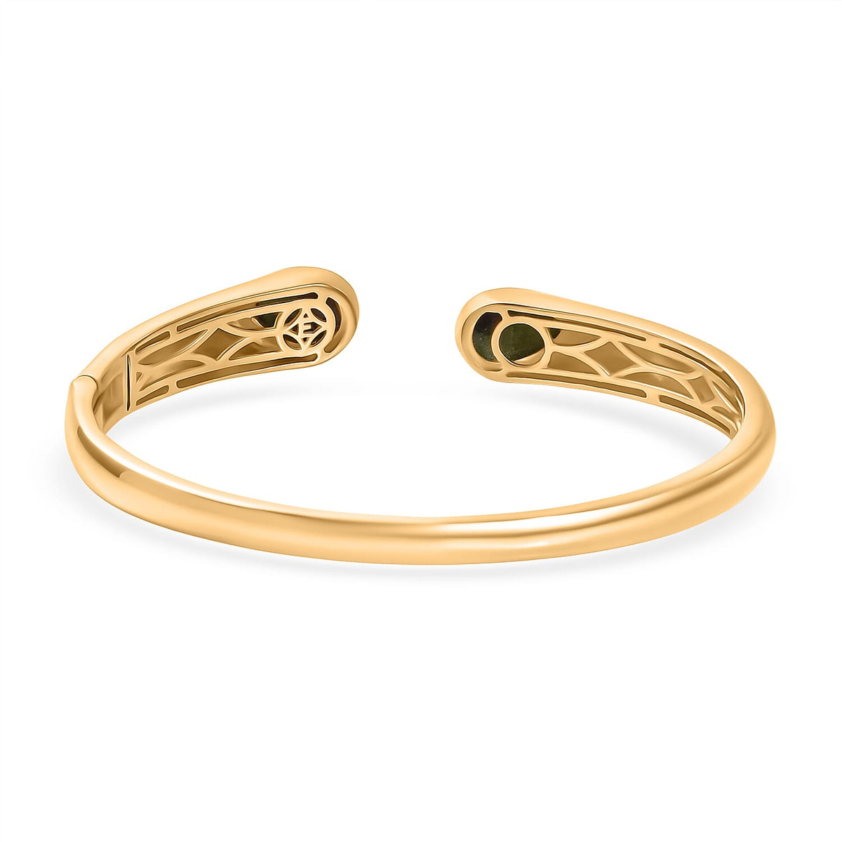 EverTrue Ruby Zoisite Full Bangle (Size 7.5) in Yellow Gold Plated 8.65 Ct. 8284745 5