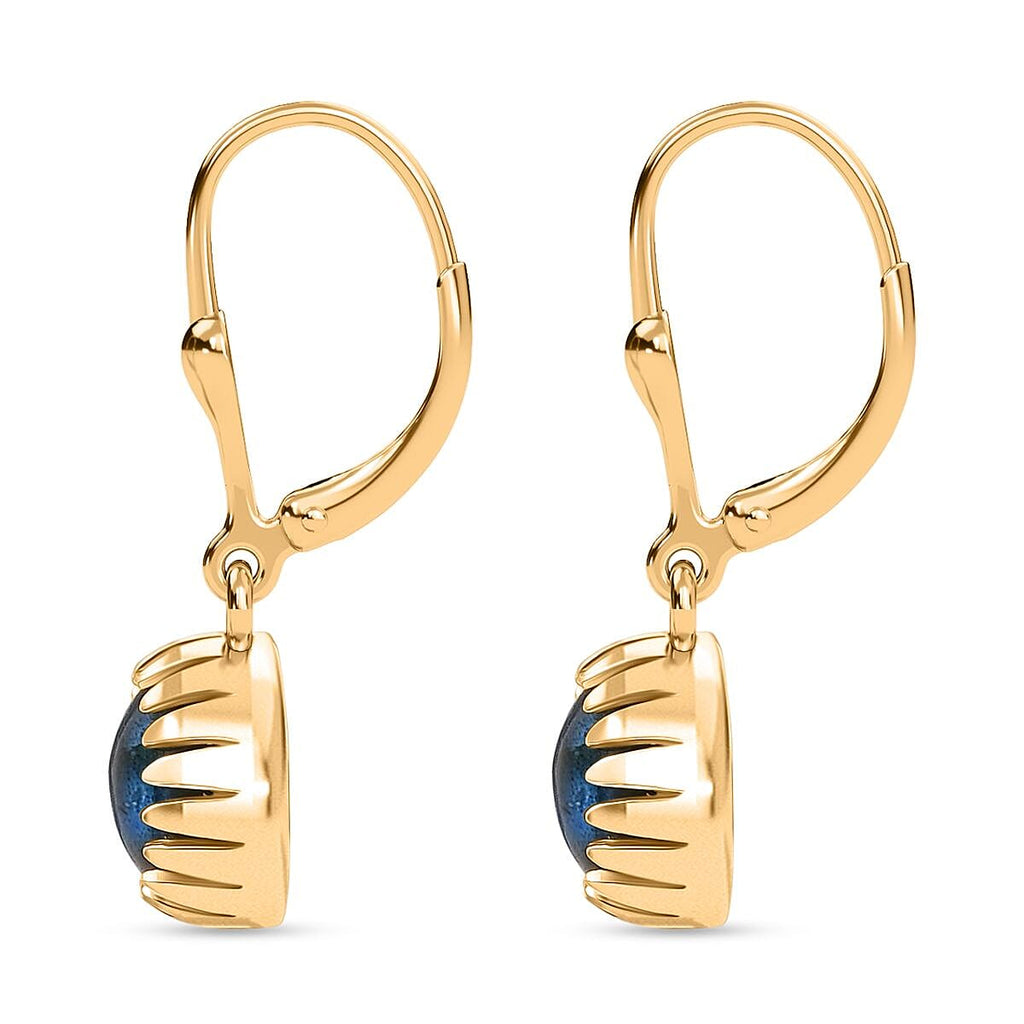 EverTrue Solitaire Lever Back Earring Pure Yellow Brass Mix Metal  4.332  Ct.