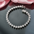 EverTrue White Diamond Tennis Bracelet -White (Size - 7.5)