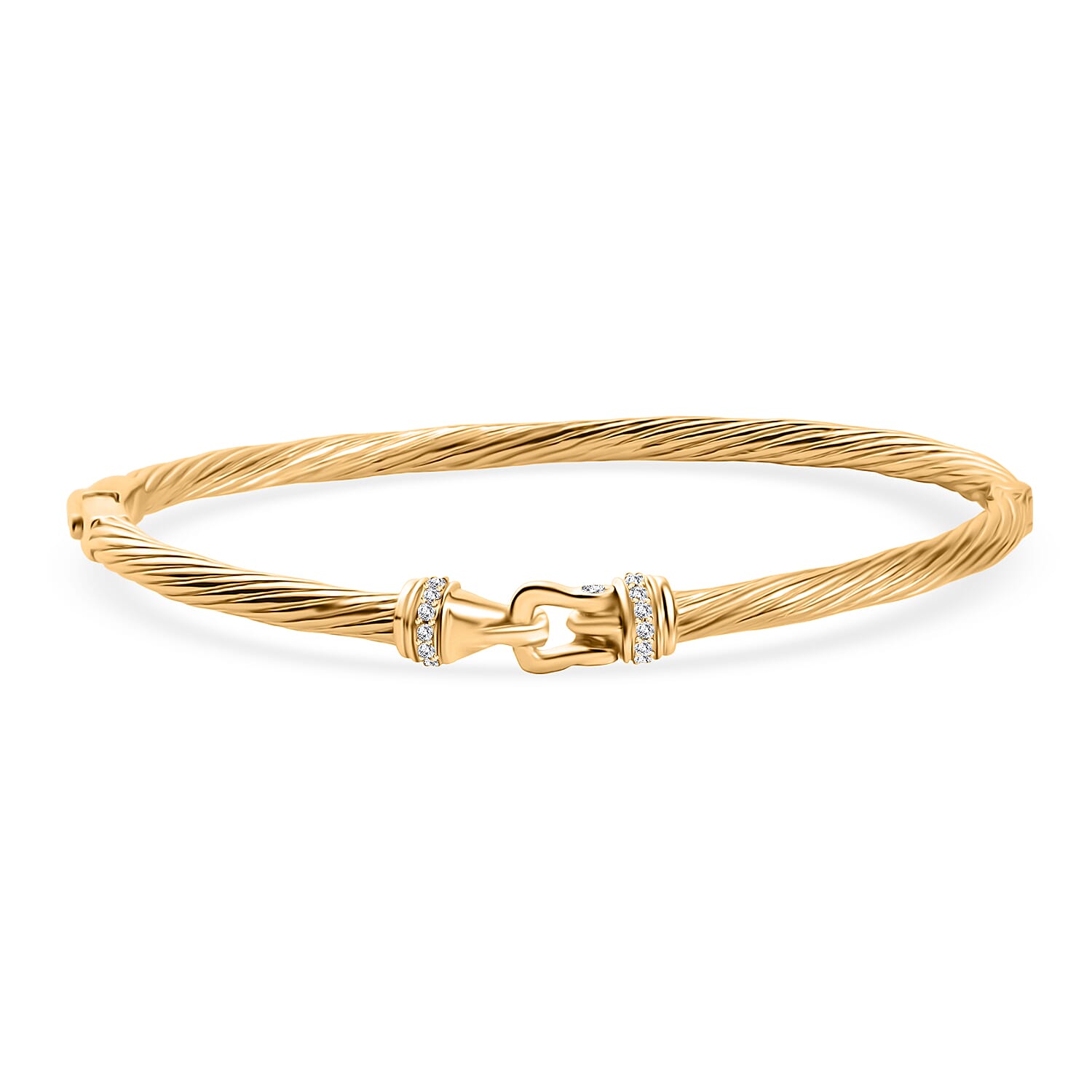 Designer Inspired - White Zircon Full Bangle 8243927 0