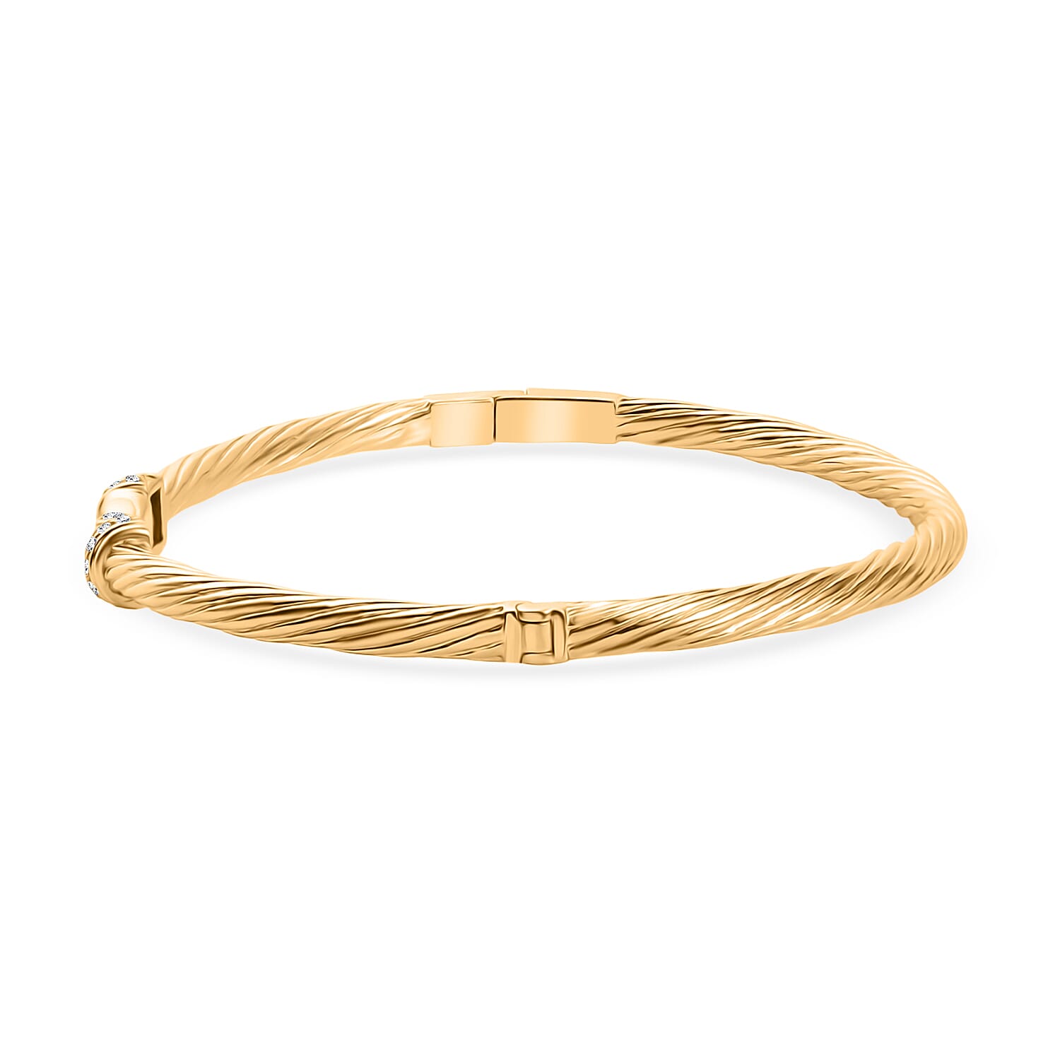 Designer Inspired - White Zircon Full Bangle 8243927 4