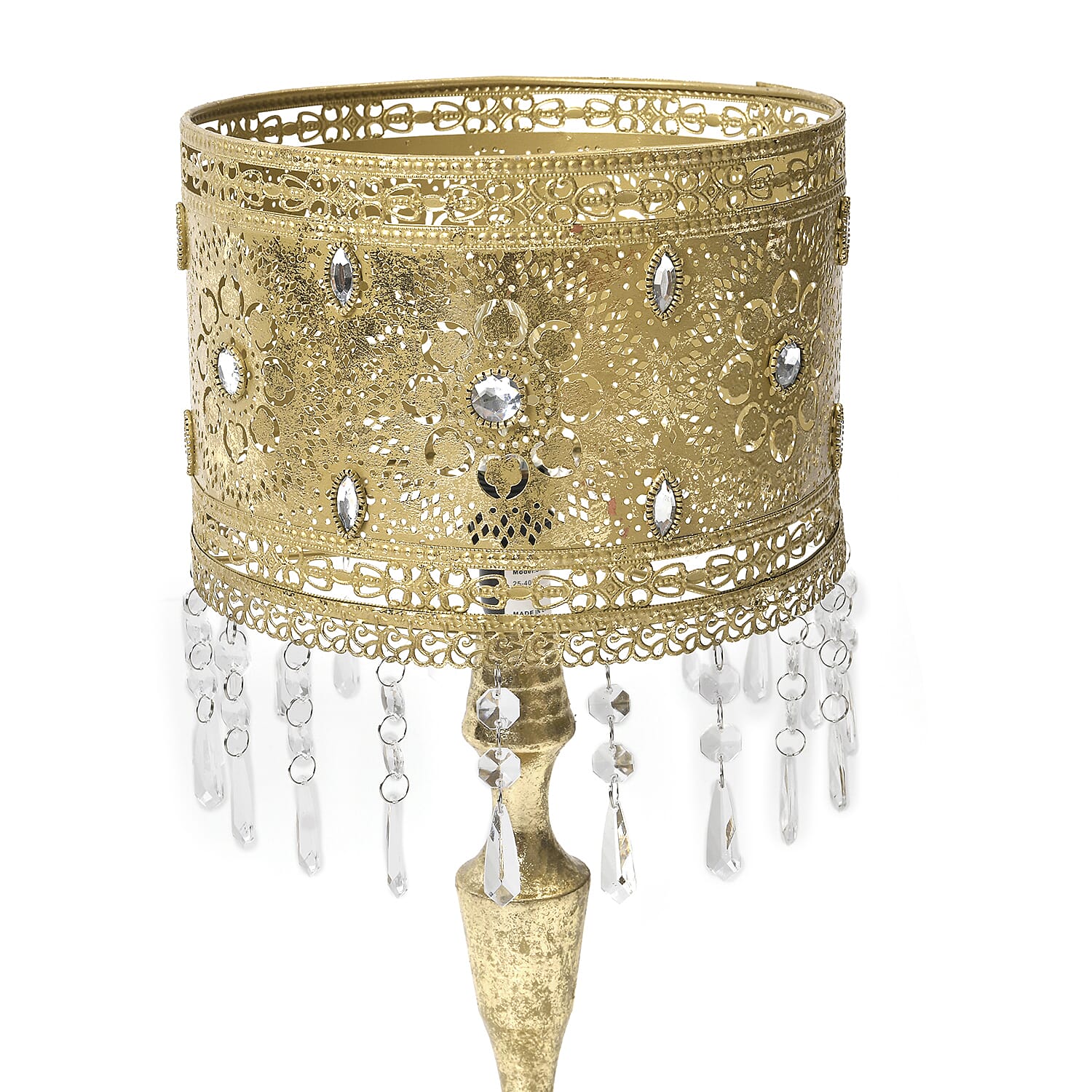 Table Lamp One Size- Brass &amp; Multicolor 7849028 4