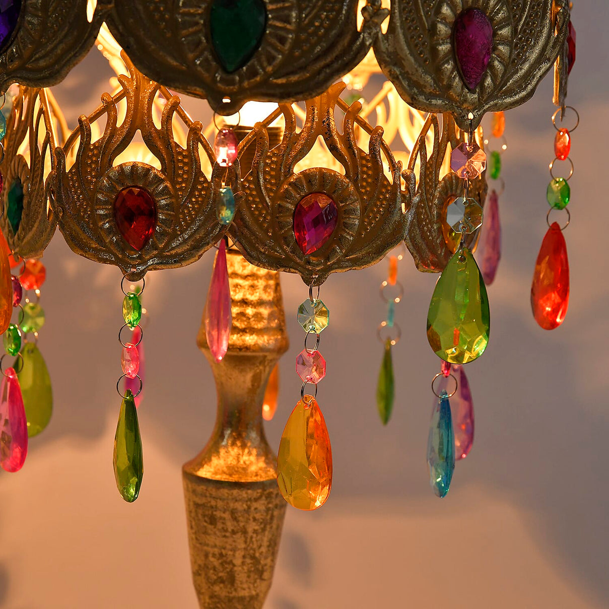Table Lamp One Size- Multi Color &amp; Multicolor 7849025 3