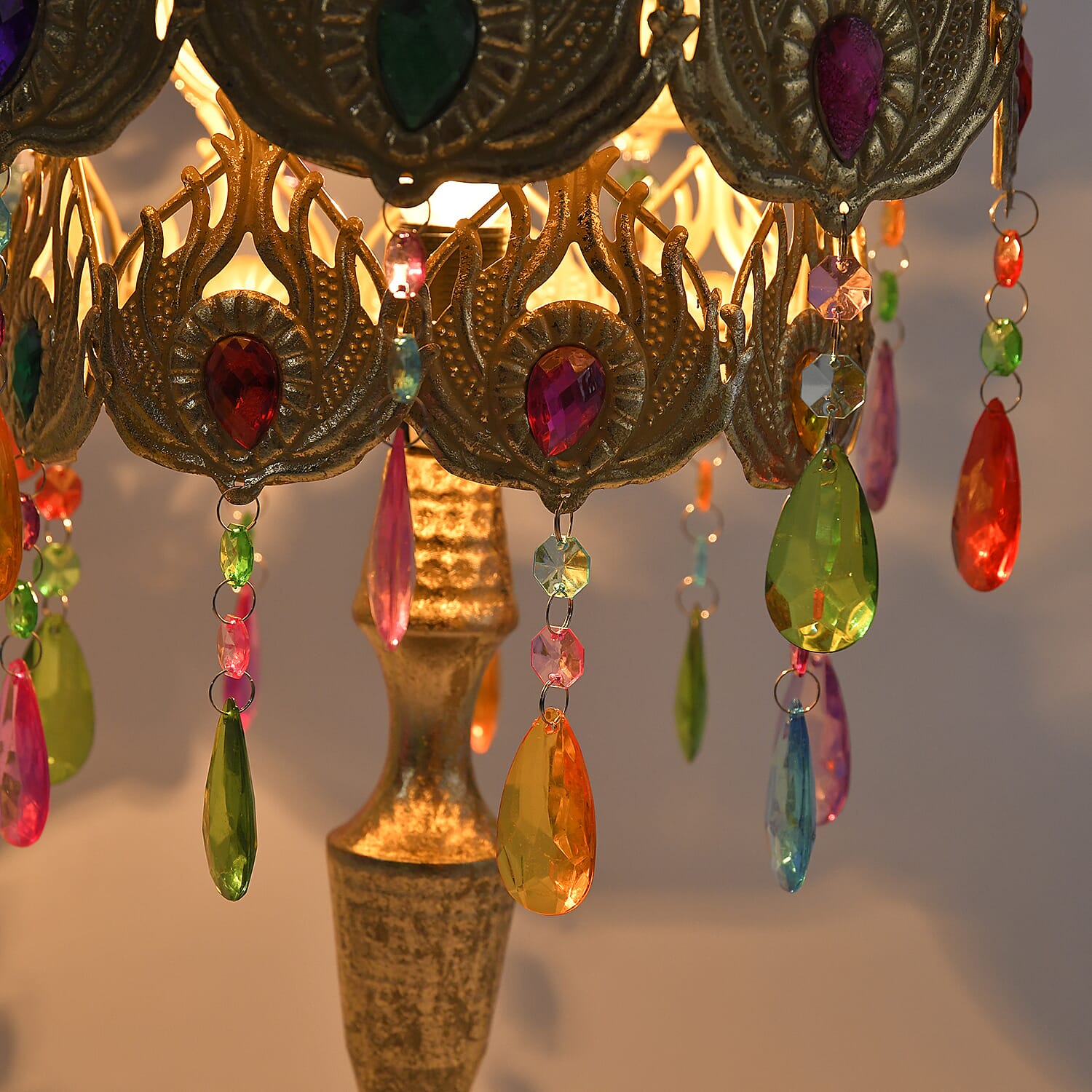 Table Lamp One Size- Multi Color &amp; Multicolor 7849025 3