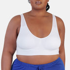Exquisite Elegance Seamless Padded Bra (Size - Large, 40-42) - White