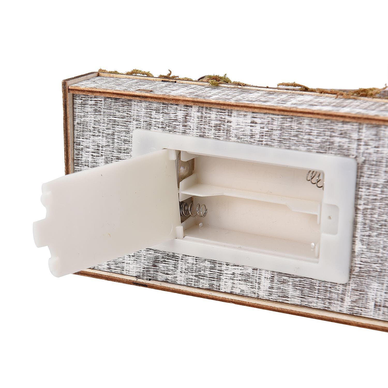 Exquisite Wood House Decoration with 7 LED Lights (Size 29x7x21 Cm) - Nativity 8883476 7