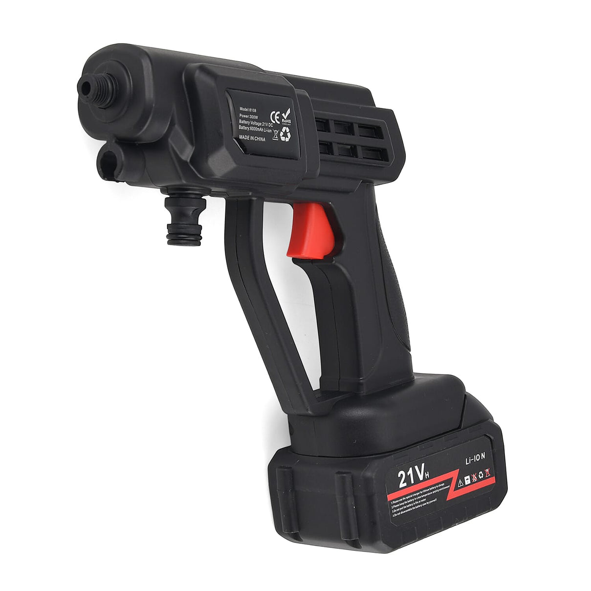 Livmore Handheld Cordless Pressure Washer - 26 bar Pressure for strong water flow. Up To 30 Min Cordless Charge  Black V32515726 6