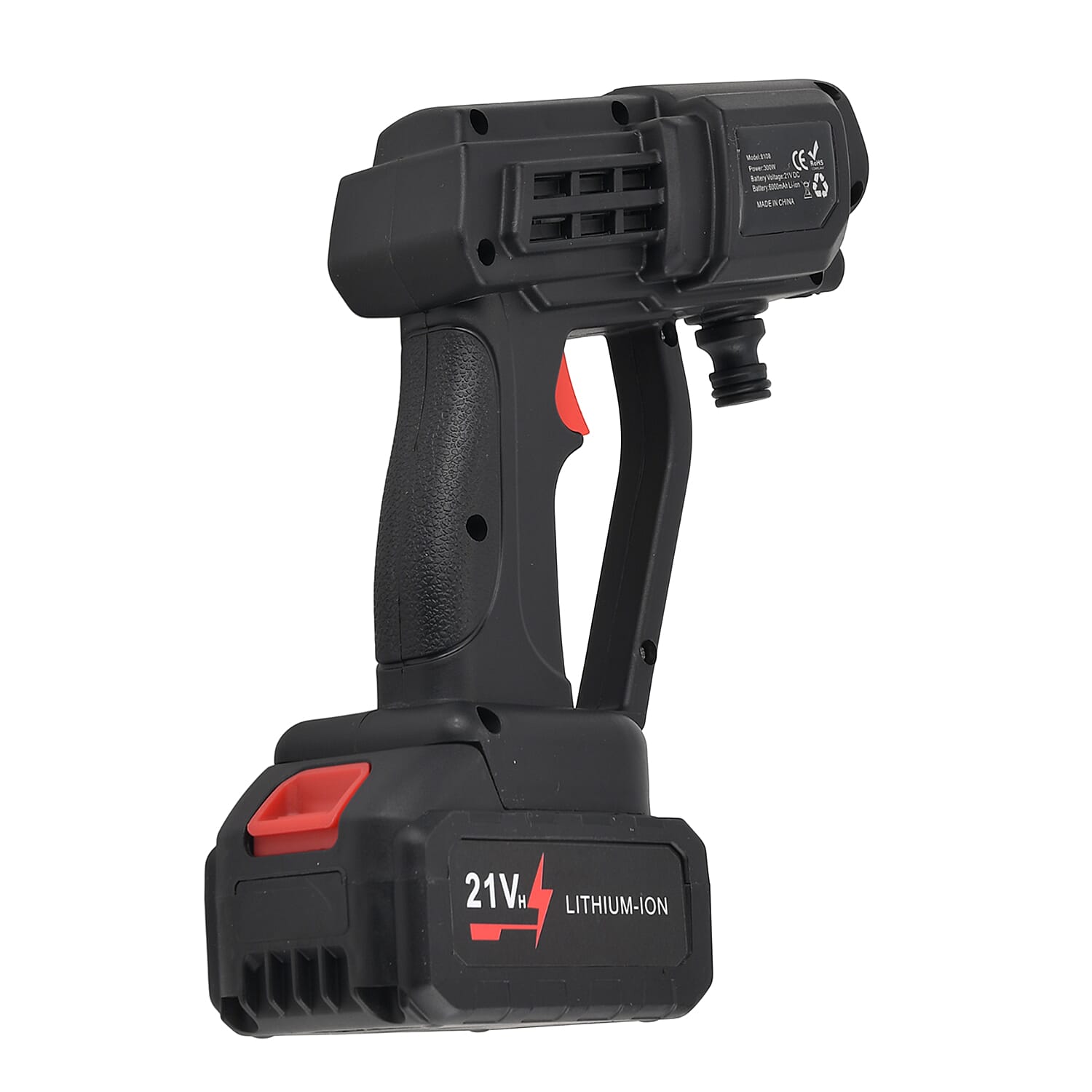 Livmore Handheld Cordless Pressure Washer - 26 bar Pressure for strong water flow. Up To 30 Min Cordless Charge  Black V32515726 7