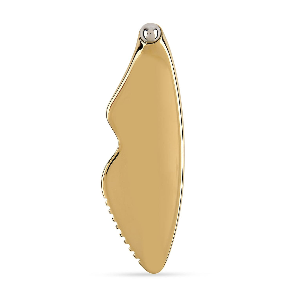 Golden Metal Cryosculptor Tool for Face &amp; Eyes 6-Sided Gua Sha Contouring Massager - Gold 8204114 4