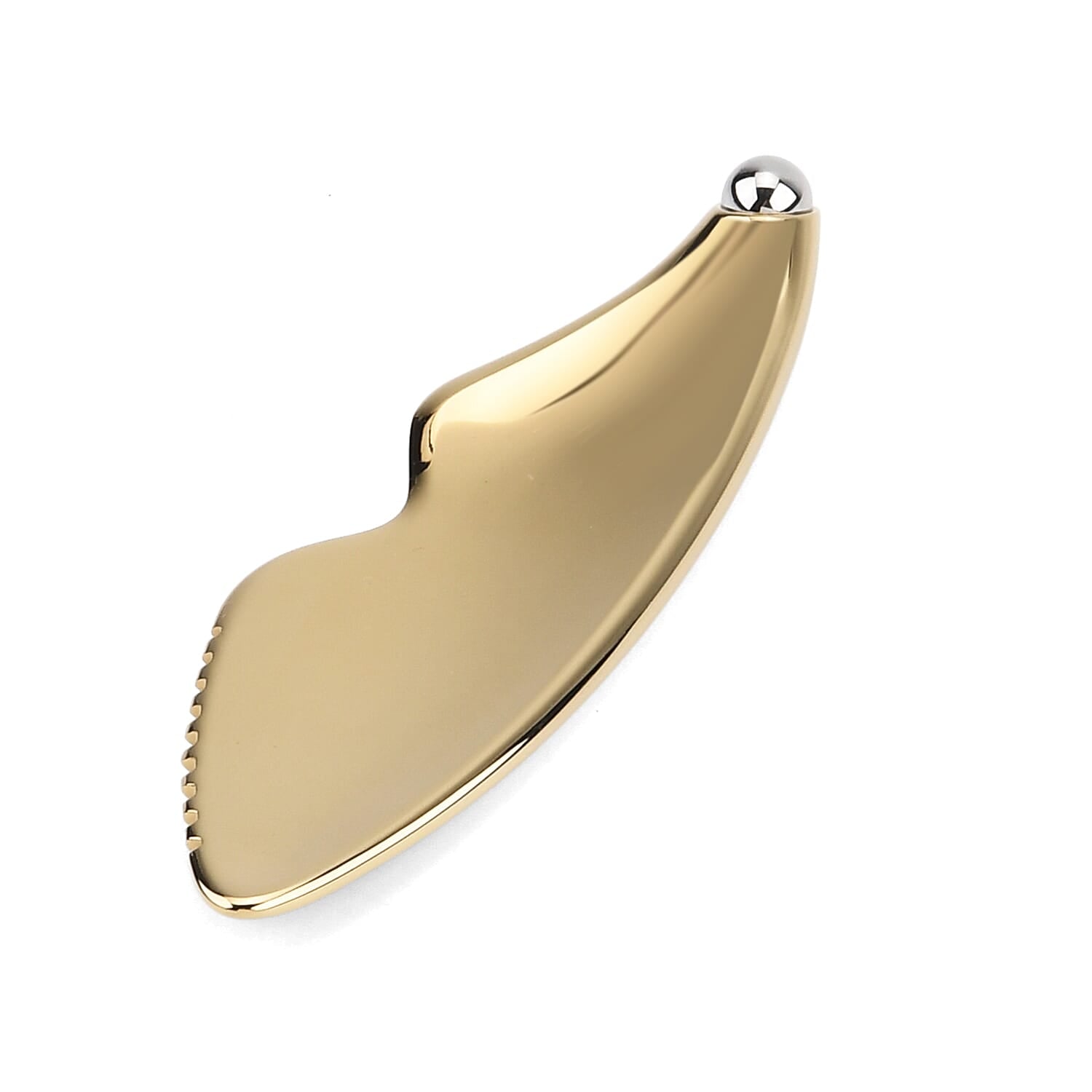 Golden Metal Cryosculptor Tool for Face &amp; Eyes 6-Sided Gua Sha Contouring Massager - Gold 8204114 5