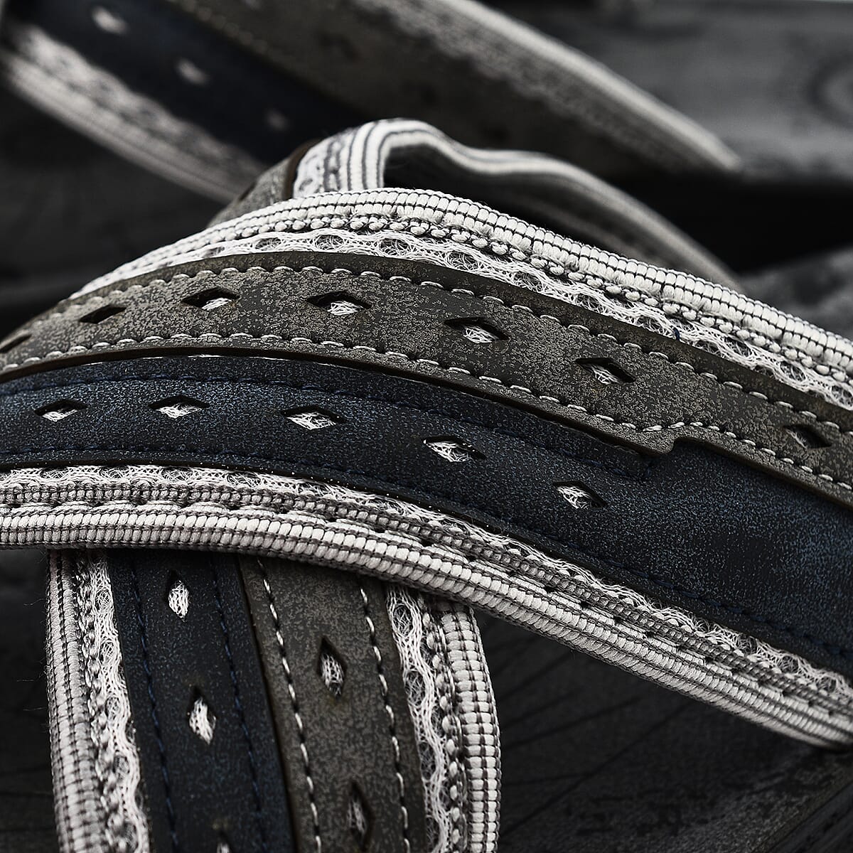 FAVERSHAM Mule Sliders (Size 10) - Grey 7772492 1