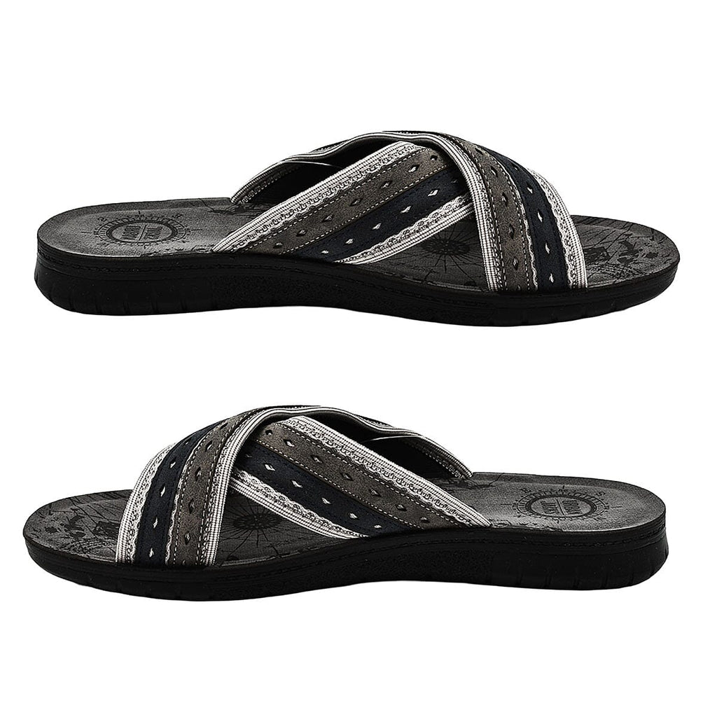 FAVERSHAM Mule Sliders (Size 10) - Grey