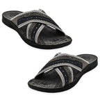 FAVERSHAM Mule Sliders (Size 10) - Grey