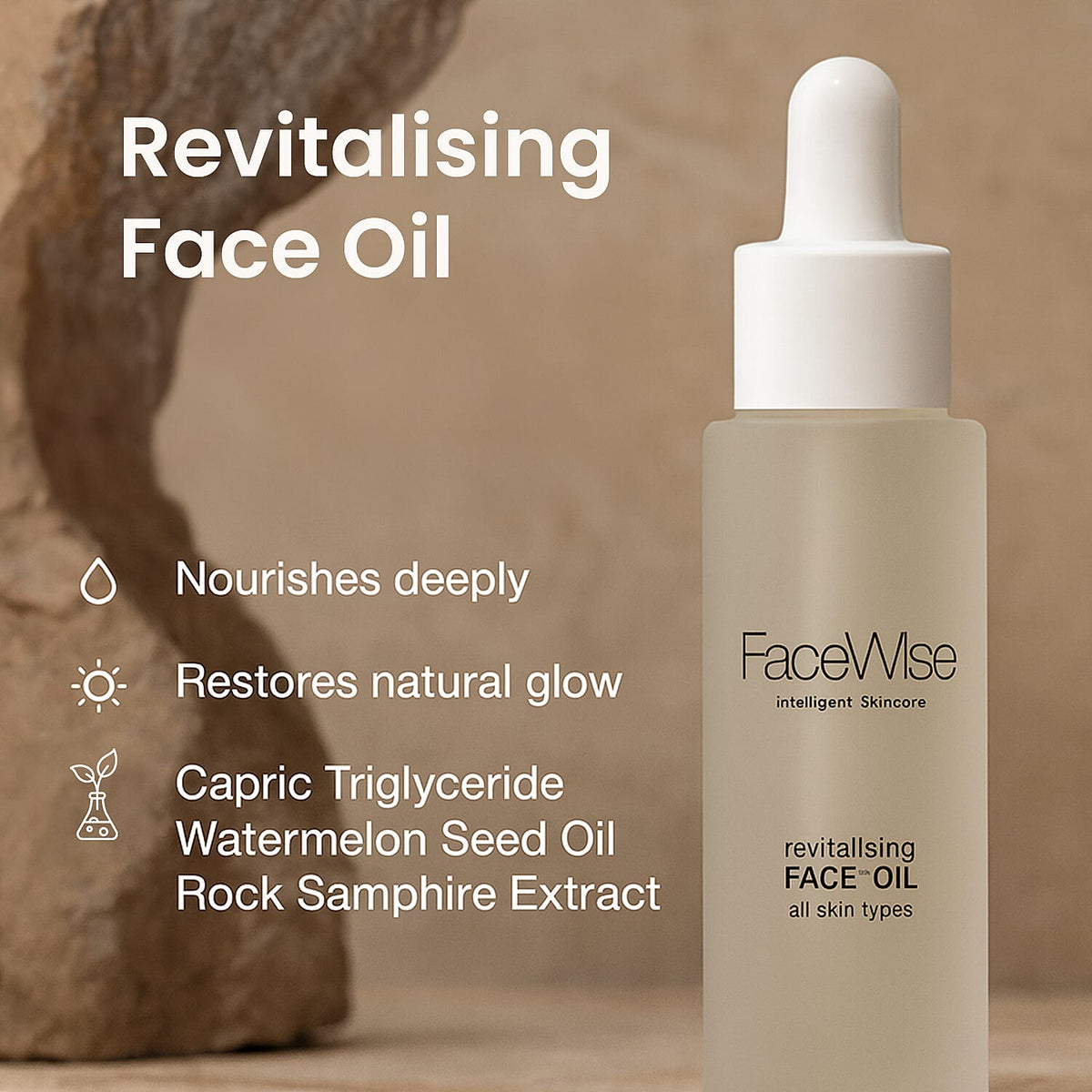 FaceWise Value Bundle (Incl. Essential Eye Cream, Moisturising Day Cream, Revitalising Face Oil, Melting Cleansing Balm) 7677037 4