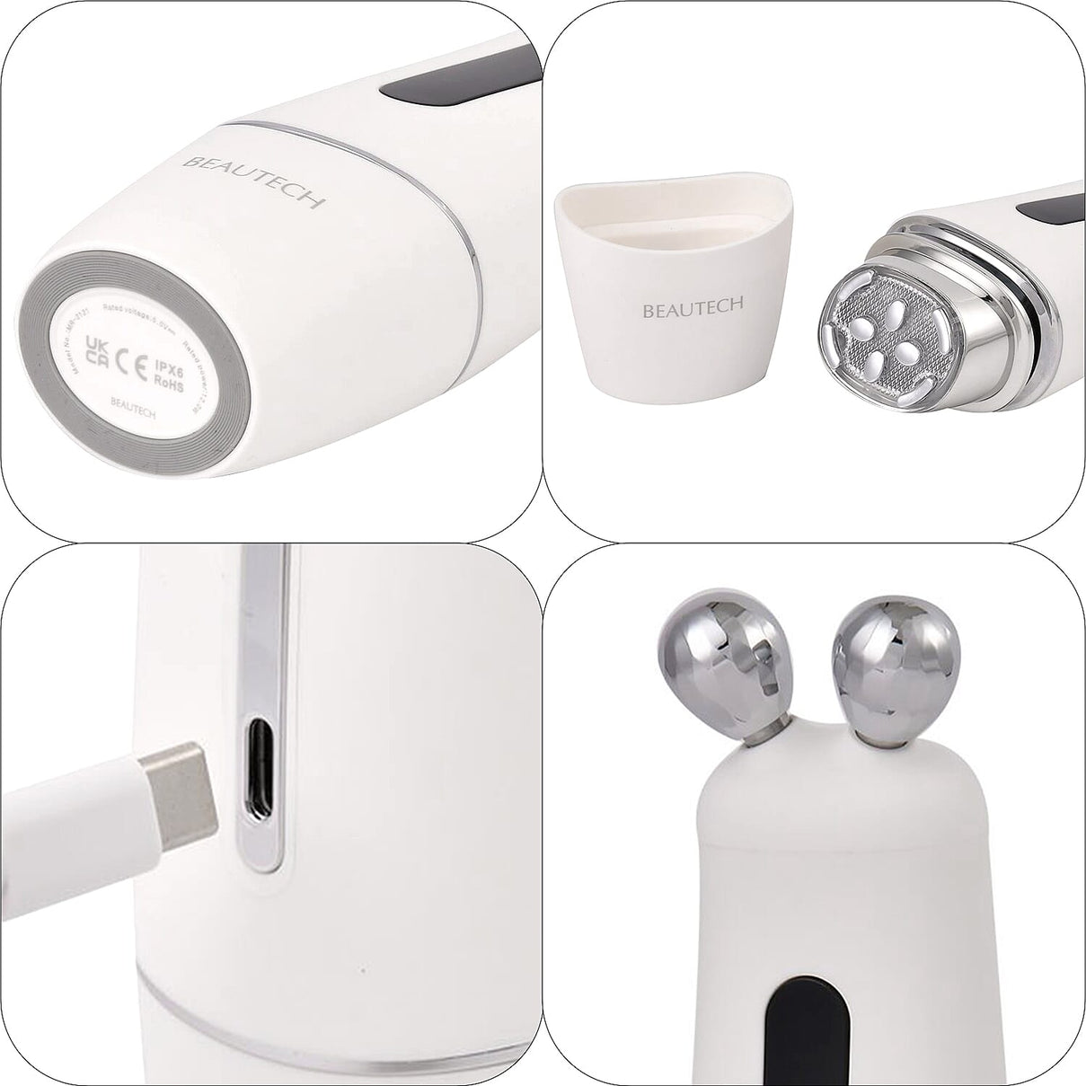 Beautech Rechargeable Facial Device with RF and EMS 7272067 7