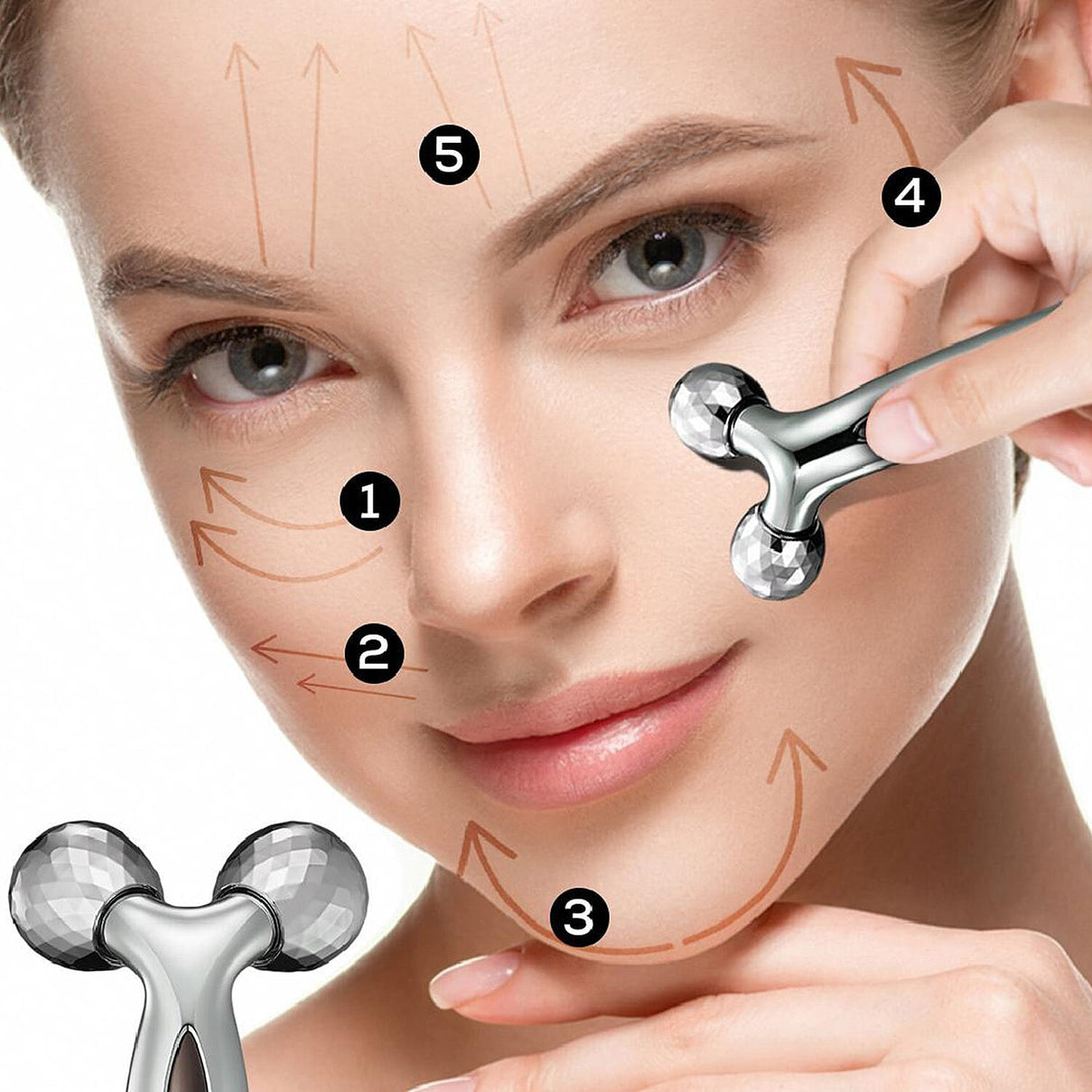 3D Rollar Facial Massager 7891400 1