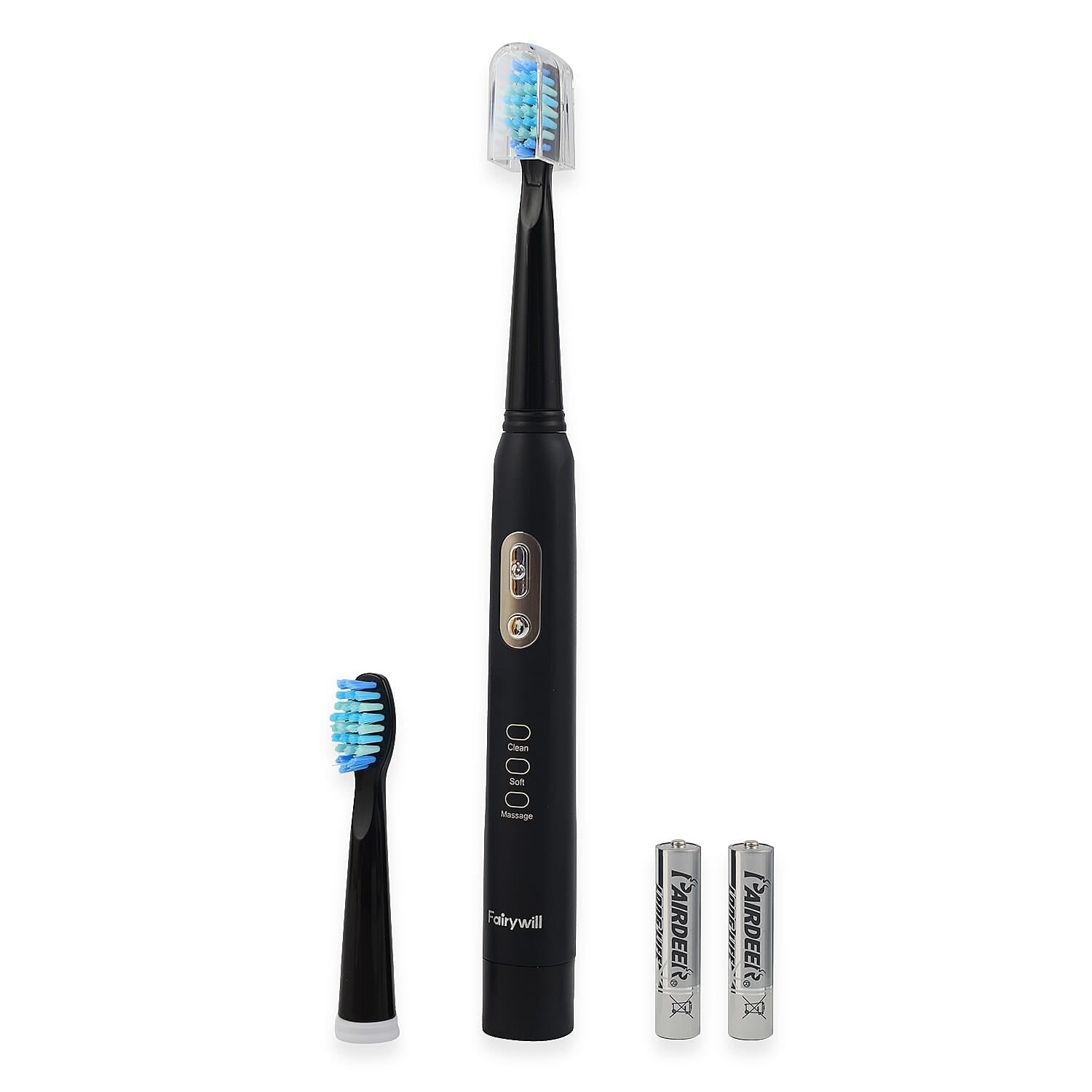 Fairywill Sonic Toothbrush With 3 Modes, Smart Timer - 2 Heads 7637716 0