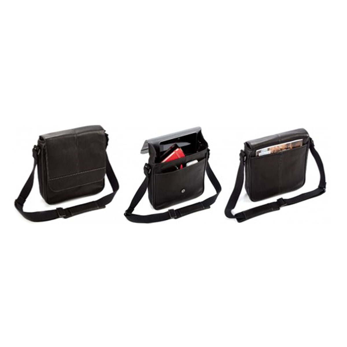 Falcon Colombian Leather Satchel Bag - Black 7988008 2
